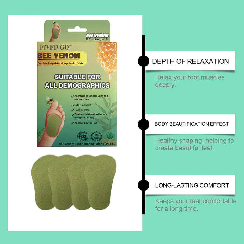 Bee Venom Foot Patches ️🔥 SET OF 10 PATCHES 🔥