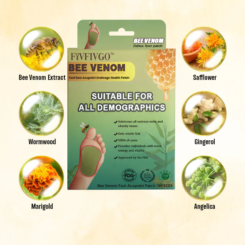 Bee Venom Foot Patches ️🔥 SET OF 10 PATCHES 🔥