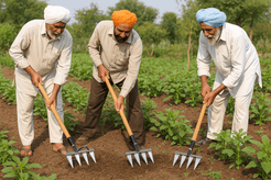 Powerful 5-Teeth Garden Tool for Effortless Weeding