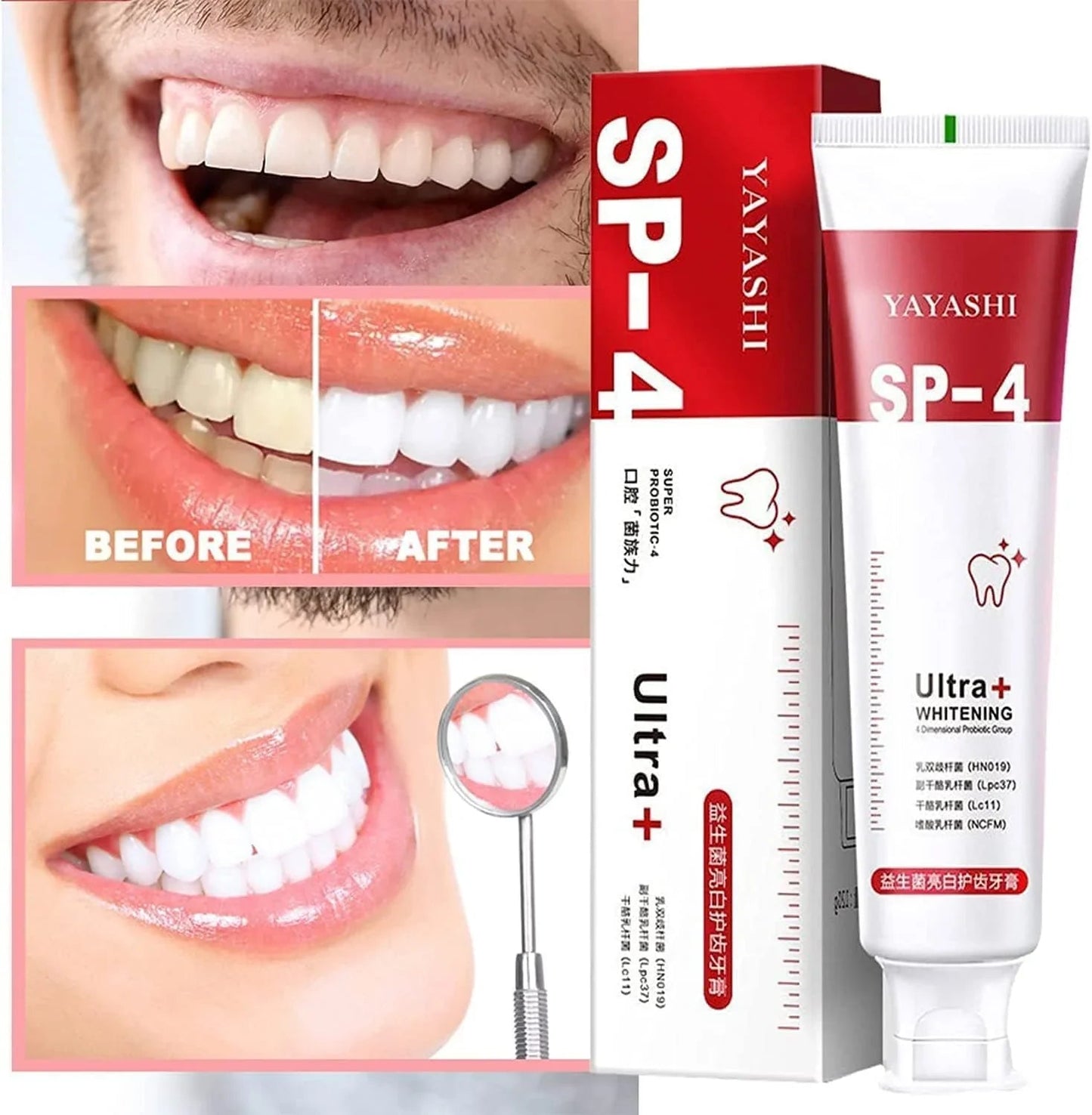 Ultra+ Teeth Whitening Toothpaste (BUY 1 GET 1 FREE)