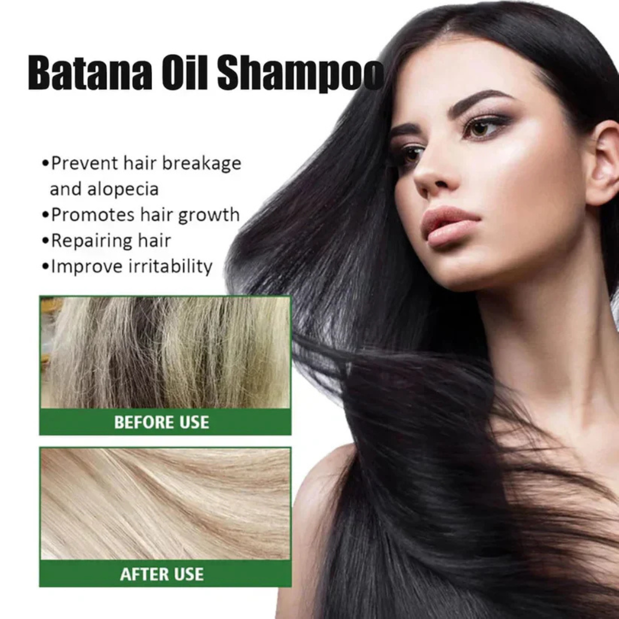 Batana Oil Shampoo for Male & Female (Buy 1 Get 1 Free)