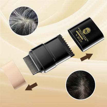 Premium Instant Hair Color Stick with Built-In Comb