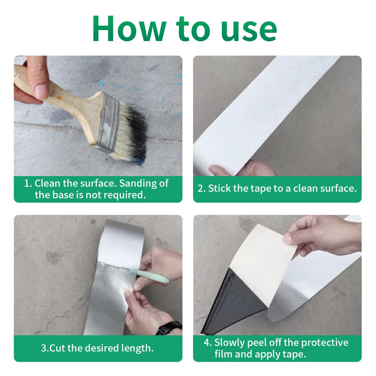 Waterproof Repair Aluminum Foil Tape