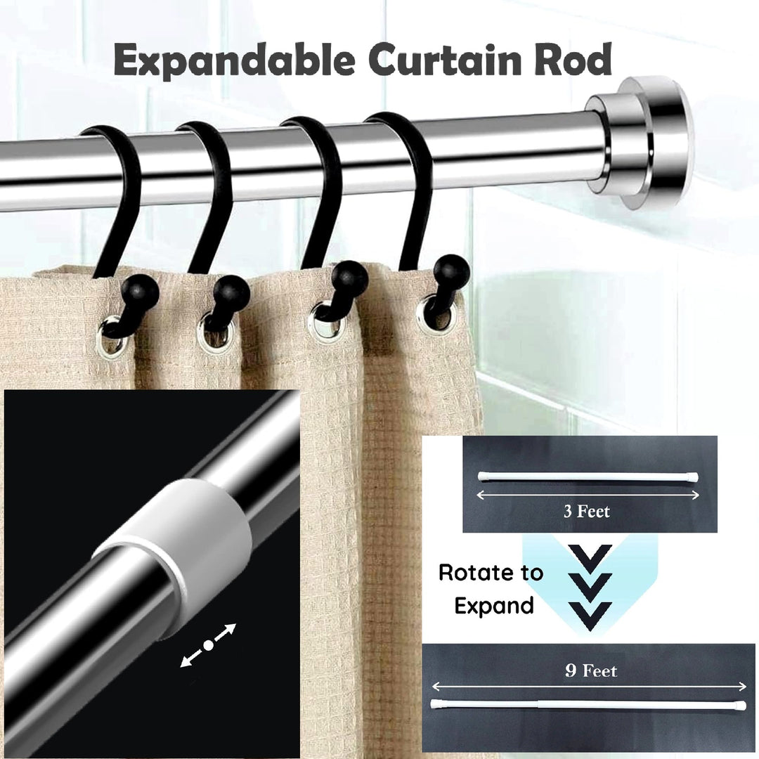 Drill-Free Length Adjustable Multipurpose Rod