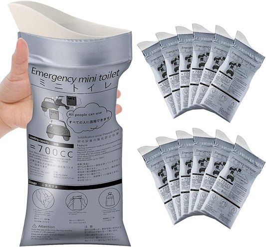 Emergency Mini Toilet-Urine Bag (Pack of 4)