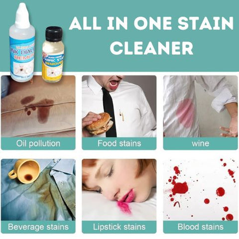 Fabric Stain Remover (Buy 1 Get 1 Free -50ml Each)