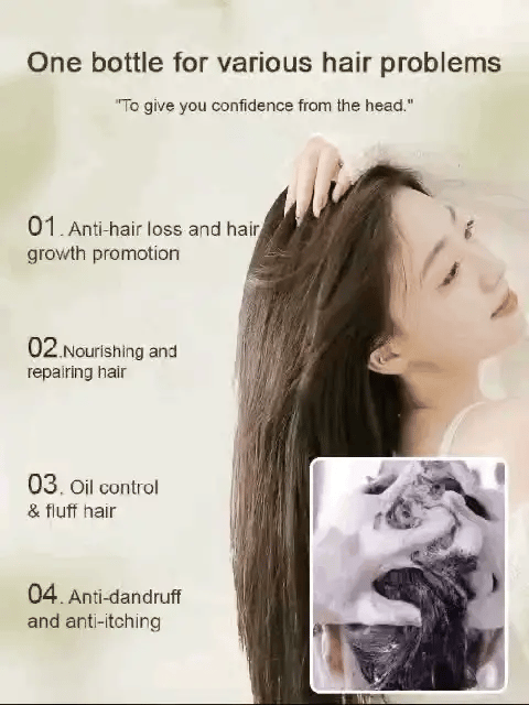 Anti-Hair Loss Hair Shampoo 200ml ( BUY 1 GET 2 FREE)